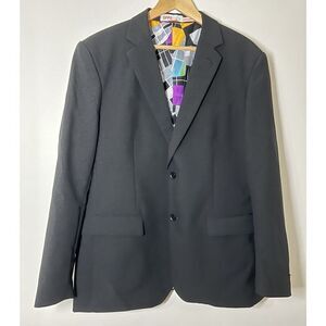Opposuits Men's 44R Black 2 Button Blazer Jacket Coat
